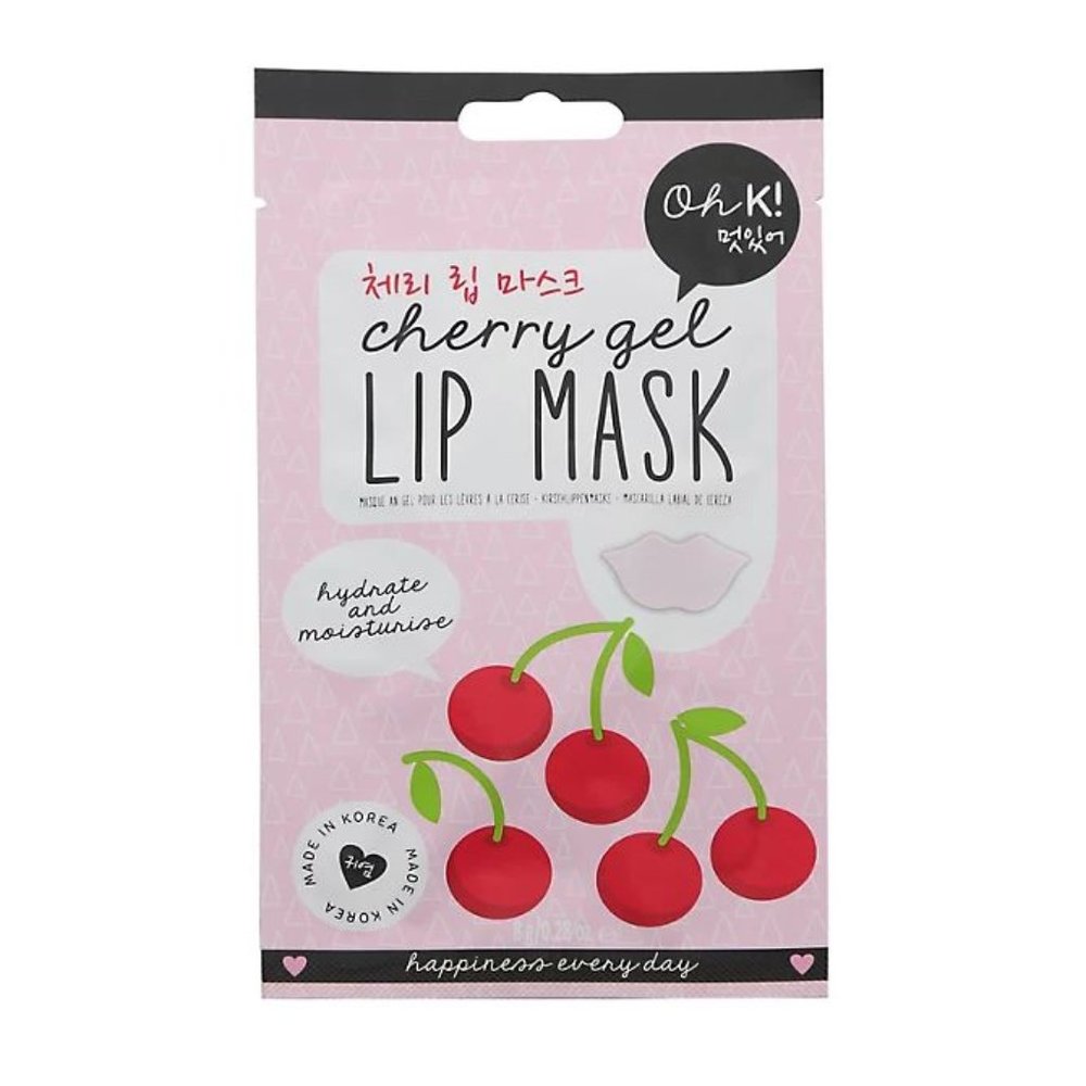 Oh K! Hydrate & Moisturize Cherry Gel Lip Mask NEW